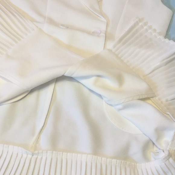 OFF WHITE DETAILED BUTTONED VEST DRESS - Picture 8 of 9